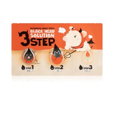 Elizavecca Milky Piggy 3 Step Black Head Solution 3-phase treatment for blackheads – 1 pc