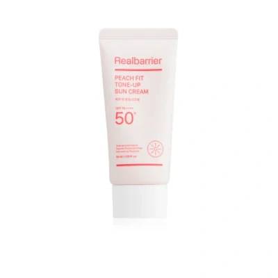 Real Barrier Peach Fit Tone-Up Sun Cream Protective tinted cream for the face SPF 50+ – 50 ml