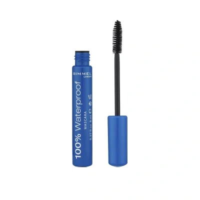 Rimmel 100 % Waterproof Waterproof mascara – shade 001 Black Black 8 ml