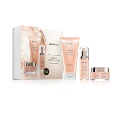 KORIKA HI-TECH LIPOSOME Barrier Restoring Set 3 pcs Soothing set for strengthening the skin barrier
