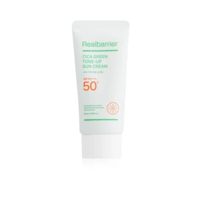 Real Barrier Cica Green Tone-Up Sun Cream Intensive soothing and protecting cream SPF 50+ – 50 ml