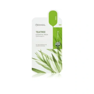 MEDIHEAL Essential Mask Teatree Soothing sheet mask to treat acne – 24 ml