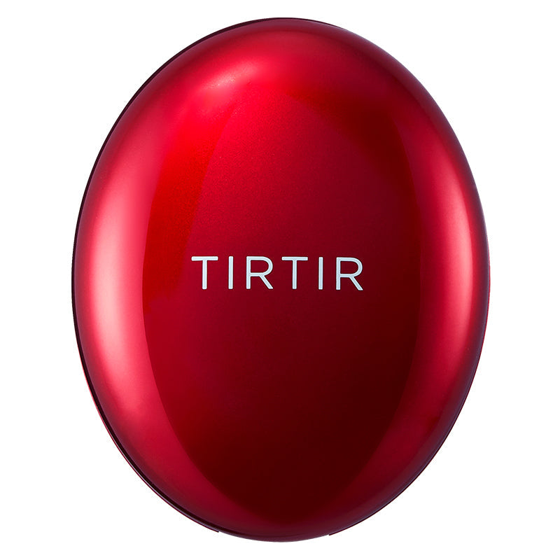 Closed red TIRTIR Mask Fit Red Cushion compact on a white background.